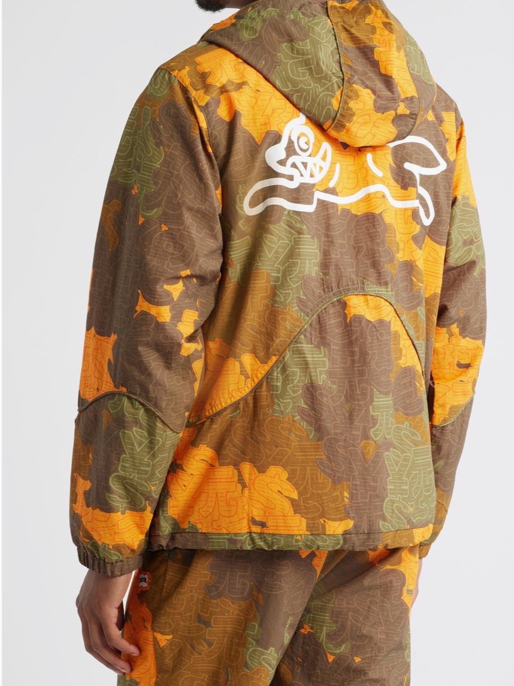 Billionaire Boys Club Brown Orange Camo Hoodie Sweater
